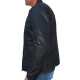 Black Leather Jacket Quim GEROME