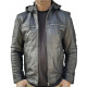 Black leather jacket Mela-2 Gerome