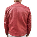 Red leather jacket AM-105 GEROME