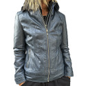 Blue leather jacket 779 GEROME